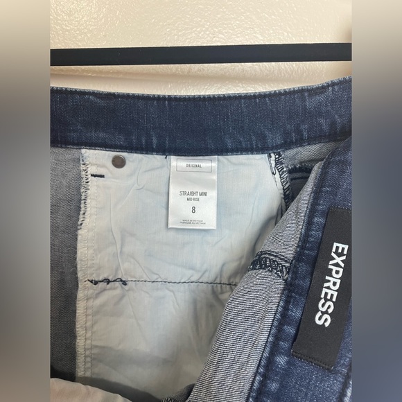 Express denim mini skirt - Picture 10 of 11